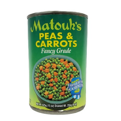 Matouk's Peas And Carrots Fancy Grade 450g