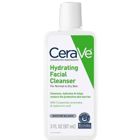 CeraVe Hydrating Facial Cleanser for Normal to Dry Skin 3oz