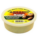 Ashanti Naturals Solid 100% African Shea Butter, White, 8 oz.