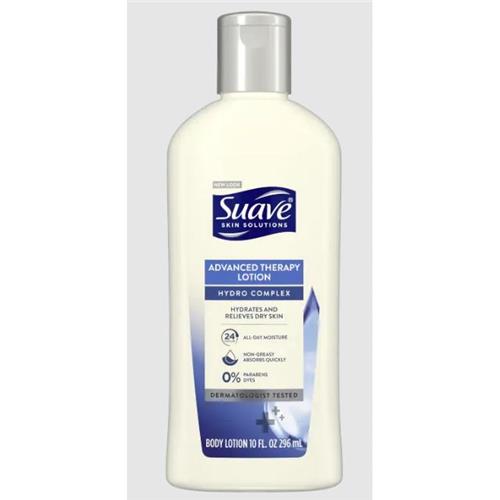 Suave Advanced Therapy Body Lotion, 10 Ounce