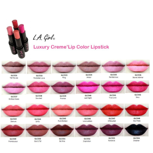 LA GIRL Luxury Creme Lipstick