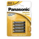 Panasonic AAA Alkaline Batteries - 4 Pack