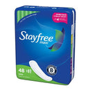 Stayfree Maxi Pads Without Wings - Unscented - Super - 48ct