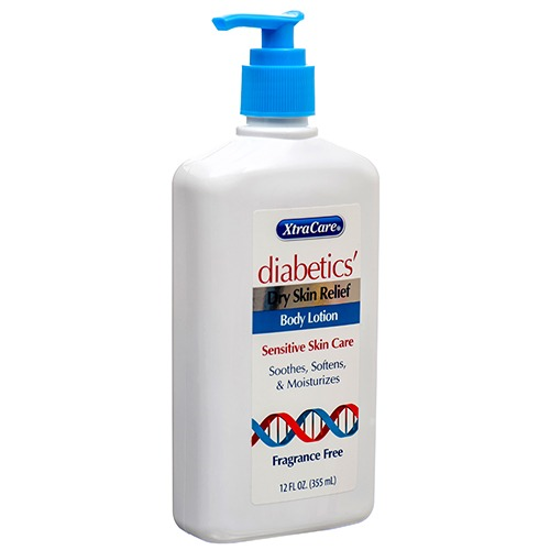Xtra Care Diabetics 12 FL OZ Dry Skin Relief Body Lotion Sensitive Skin Care