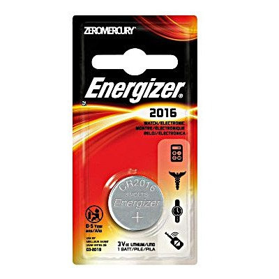 Energizer Watch/Electronic/Specialty Battery, 2016, 3 Volt