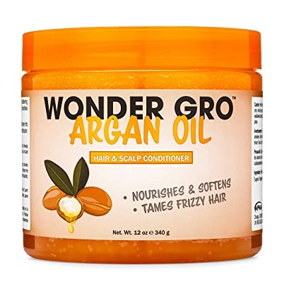Wonder Gro Argan Oil Hair & Scalp Therapy Hair Grease Pomade 12oz