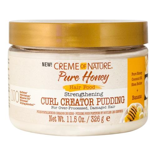 Creme of Nature Pure Honey Hair Food Strengthening Curl Creator Pudding 11.5oz