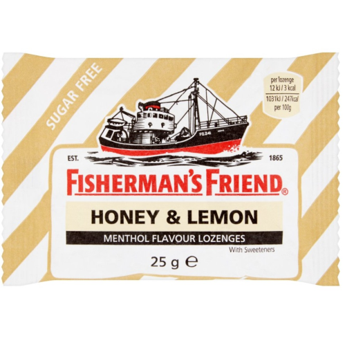 Fisherman's Friend Honey & Lemon Menthol Flavour Lozenges 25g