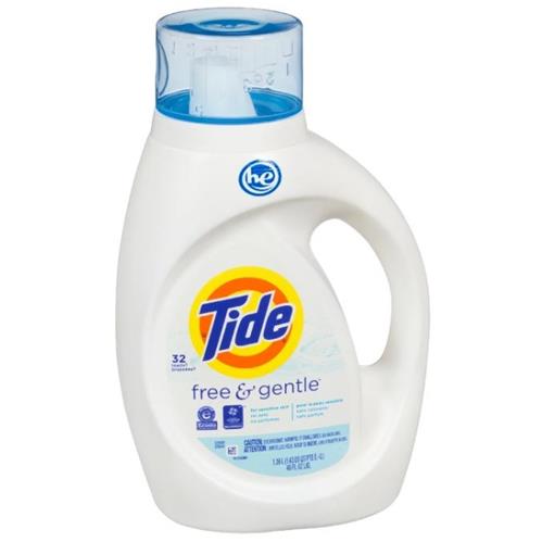 Tide Free & Gentle Laundry Detergent 32 Loads 46 fl oz