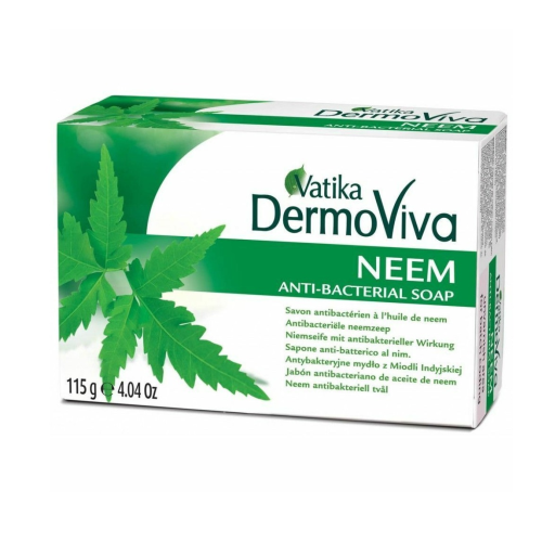 Dabur Vatika DermoViva Neem Soap (naturally anti-bacterial Soap) 115g