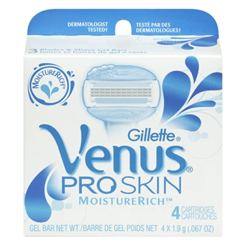 Gillette Venus Pro-Skin Cartridge 4 Count