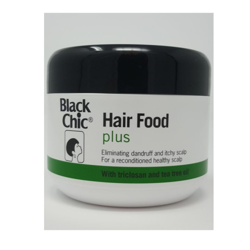 Black Chic Hair Food Plus With Triclosan & Tea Tree Oil 250ml