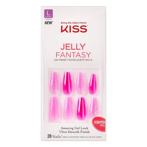 Kiss Jelly Fantasy Long Nails, 28 Nails Included