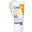 CeraVe Hydrating Body Sunscreen SPF 50, Lightweight Mineral Sunscreen, 5 fl oz
