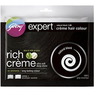 Godrej Expert Creme Hair Colour Natural Black 20g+20ml