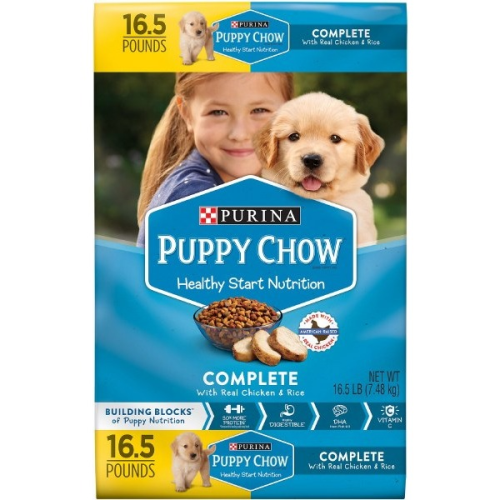 Purina Puppy Chow Complete With Real Chicken Dry Dog Food 16.5lb