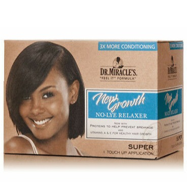 Dr.Miracle's New Growth No-Lye Relaxer Kit 1 Application - Super