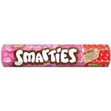 Smarties Milk Chocolate Giant Tube 120g - Pink