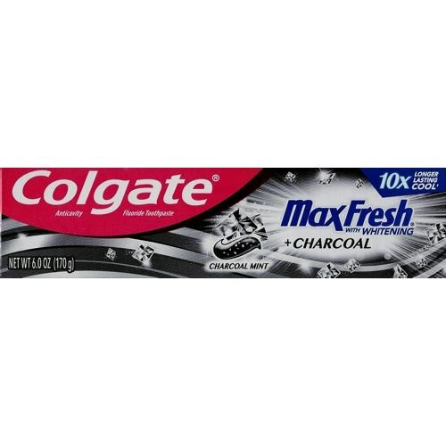 Colgate Max Fresh With Whitening, Charcoal 6oz