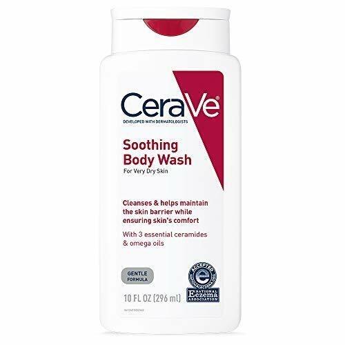 CeraVe Soothing Body Wash | 10 oz | Dry Skin Relief & Eczema Treatment