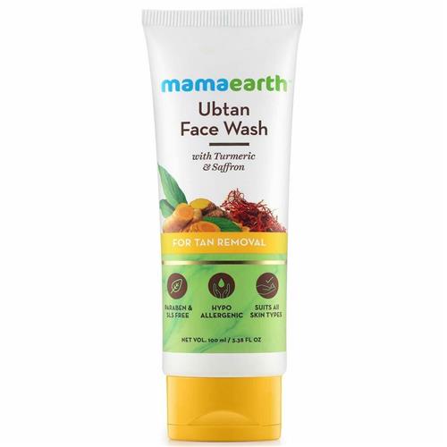 Mamaearth Ubtan Face Wash for Dry Skin With Turmeric & Saffron 100ml