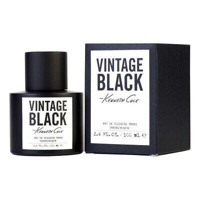 Kenneth Cole Men's Vintage Black Eau De Toilette Spray 3.4 oz