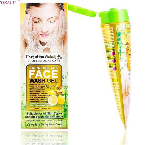 Fruit Of The Wokali Fairness Face Wash Gel, Lemon 130ml