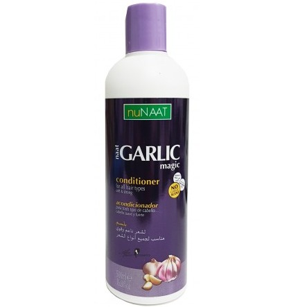 nuNAAT Garlic Magic Conditioner for all hair types 16.8 Fl Oz
