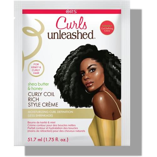 Ors Curls Unleashed Shea Butter & Honey Curl Defining Creme Packet 1.75 oz