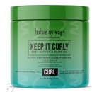 Texture My Way Keep It Curly Ultra Defining Curl Pudding, Green, 15 Fl Oz