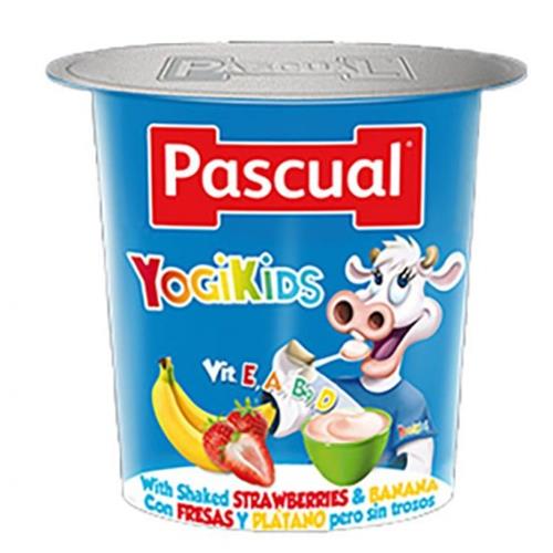 Pascual Yogikids Single Yogurt 125g - Strawberry Banana