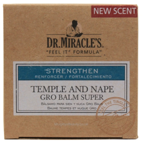 Dr. Miracle's Strengthen Temple - Nape Gro Balm Super Strength, 4 oz