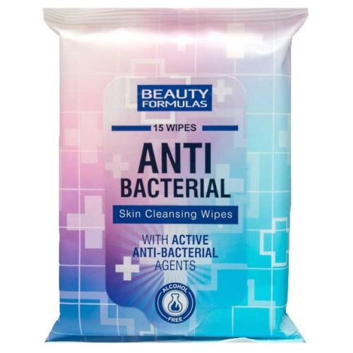 Beauty Formulas Anti Bacterial Skin Cleansing Wipes