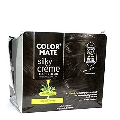 Color Mate Silky Creme Hair Color 55ml Packets