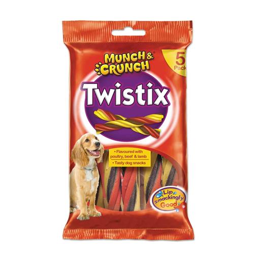 Munch Crunch Twist Sticks Tri Colour - 5 Pack