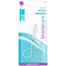 Trim Beauty Care Face Square Tip Scissor Tweezers