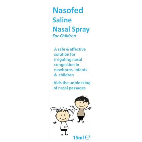 Nasofed Saline Nasal Spray For Congestion Relief 15ml