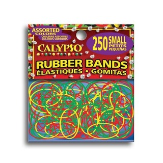 CALYPSO RUBBER BANDS - SMALL - 250 CT - ASSORTED COLORS