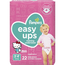 Pampers Easy Ups Training Underwear Girls Size 5 3T-4T 22 Count