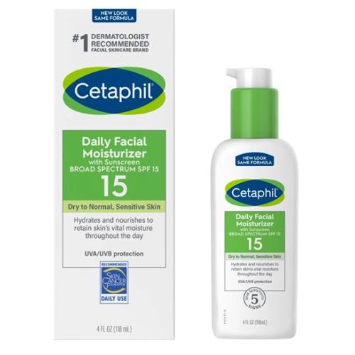 Cetaphil Daily Facial Moisturizer SPF 15 - 4 fl oz