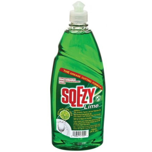 Sqezy Hand Dishwashing Liquid, Lime 725ml