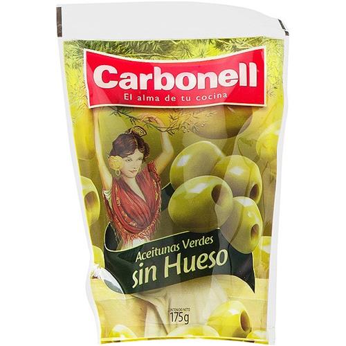 Carbonell Whole Green Olives 100g