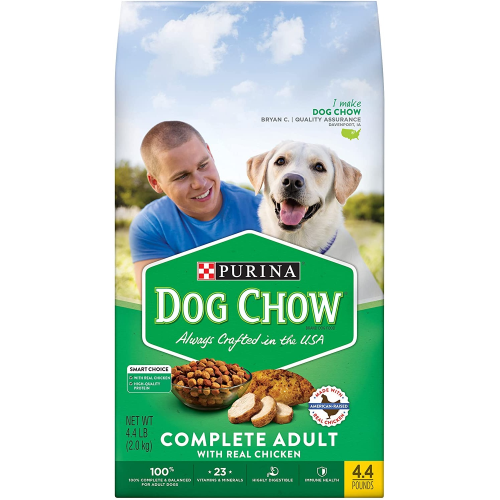 Purina Dog Chow , Complete Adult With Real Chicken, 4.4 lb. Bag