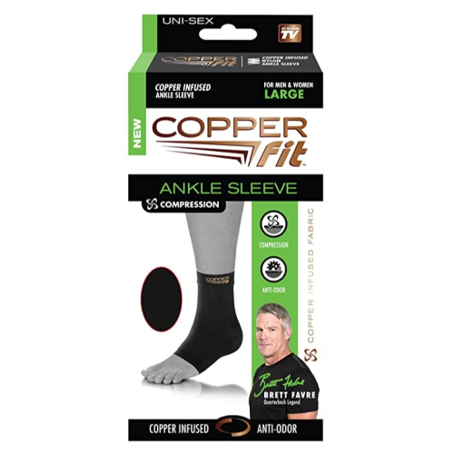 COPPER FIT ANKLE SLEEVE LARGE