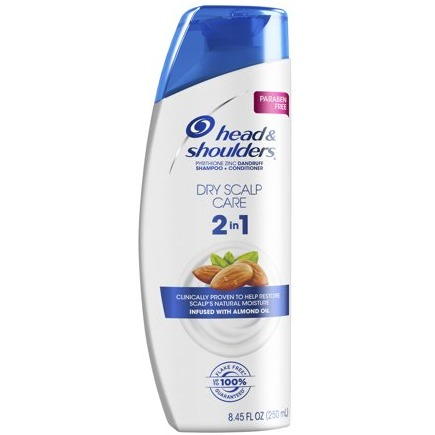 Head and Shoulders Dry Scalp Care with Almond Oil 2-in-1 Anti-Dandruff Shampoo & Conditioner