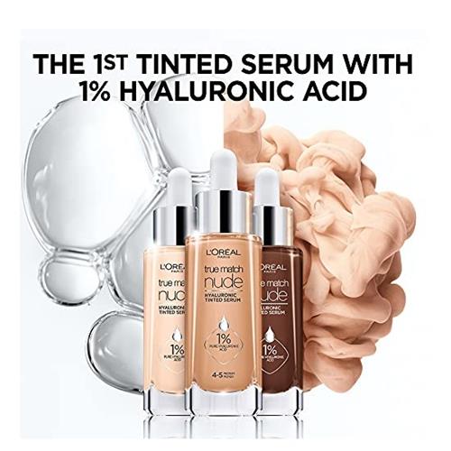 L'Oreal Paris True Match Hyaluronic Tinted Serum Makeup Skincare Hybrid - 1 fl oz