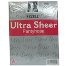 EXCELL ULTRA SHEER PANTYHOSE - QUEEN SIZE EXTRA WIDE
