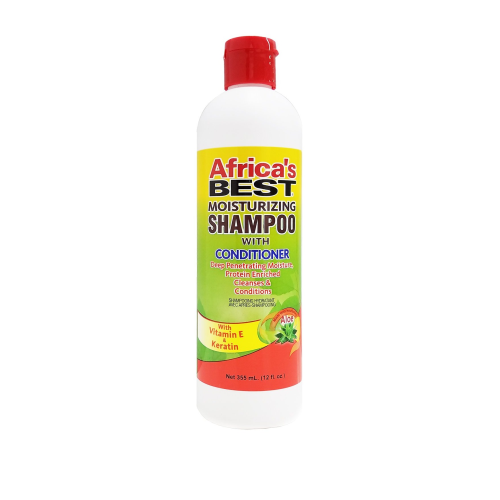Africa's Best Moisturizing Shampoo with Conditioner, 12 Ounce