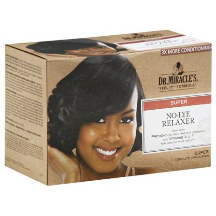 Dr. Miracle's No-Lye Relaxer Kit Super Strength, 1 Application