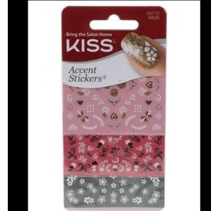 Kiss Salon Nail Art Accent Stickers Assorted